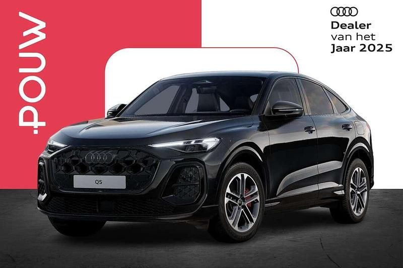 Zwart Nieuw 2025 Audi Q5 Sportback S-Line SUV | € 86.650 - Afbeelding 1/4