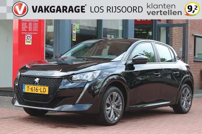 Zwart Gebruikt 2023 Peugeot e-208 Active Hatchback | € 17.995 - Afbeelding 1/4
