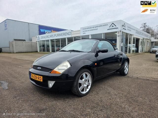 Zwart, metallic lak Gebruikt 2003 Ford StreetKa Futura Cabriolet | € 2.450 (Eerlijke prijs) - Afbeelding 1/4