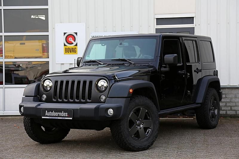 Zwart, metallic lak Occasion 2018 Jeep Wrangler Unlimited Rubicon SUV | € 56.900 - Afbeelding 1/4