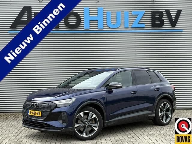 Blauw Gebruikt 2022 Audi Q4 e-tron Advanced SUV | € 33.990 (Eerlijke prijs) - Afbeelding 1/4