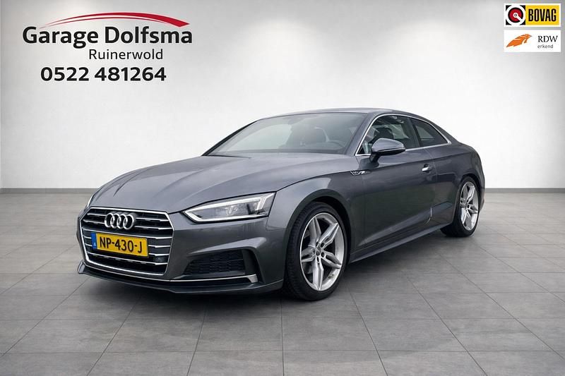 Occasion Audi A5 S-Line 190 PK (139 kW) 2017 Grijs, metallic lak Coupé