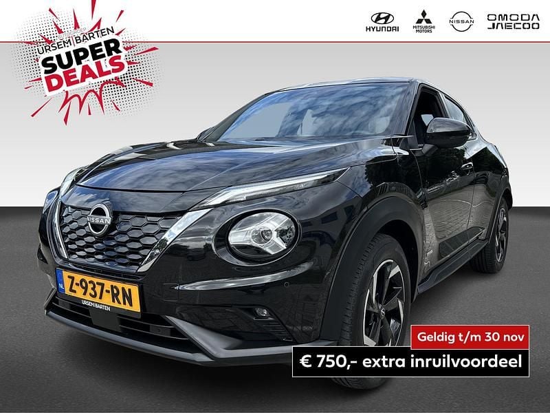 Zwart Gebruikt 2024 Nissan Juke Tekna SUV | € 25.430 (Eerlijke prijs) - Afbeelding 1/4