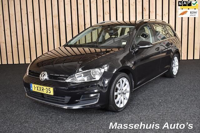 Zwart Gebruikt 2014 VW Golf VII Highline Stationwagen | € 11.900 (Eerlijke prijs) - Afbeelding 1/4