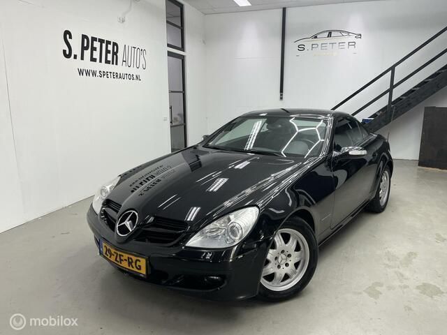 Zwart Gebruikt 2007 Mercedes SLK200 Luxury Cabriolet | € 10.750 (Eerlijke prijs) - Afbeelding 1/4
