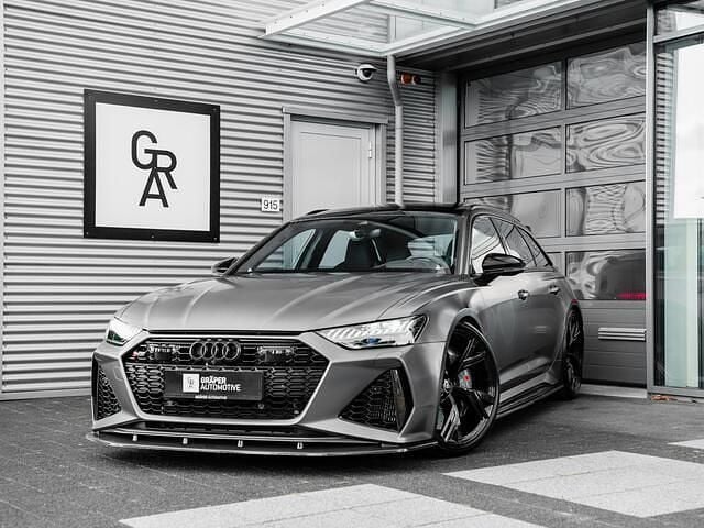Grijs Occasion 2021 Audi RS6 Advanced Plus Stationwagen | € 119.950 (Super prijs) - Afbeelding 1/4