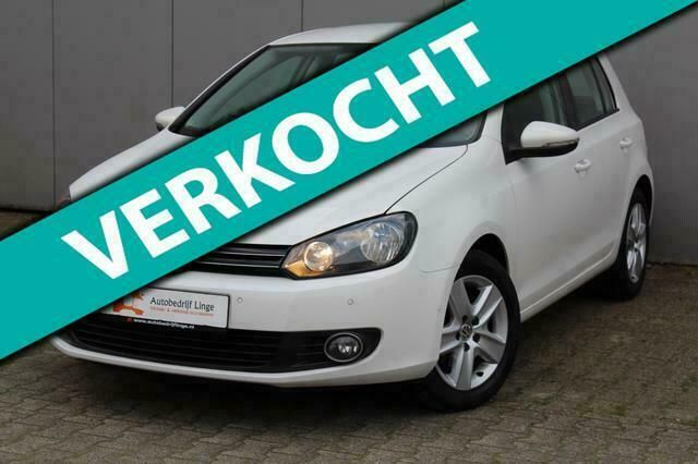 Wit Gebruikt 2009 VW Golf VI Highline Hatchback | € 6.945 (Eerlijke prijs) - Afbeelding 1/4