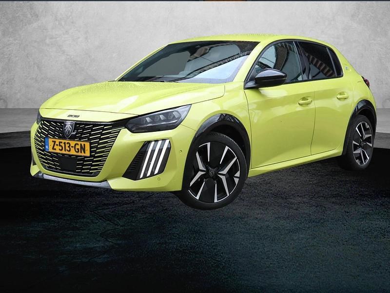 Geel Gebruikt 2024 Peugeot e-208 GTi Hatchback | € 27.420 - Afbeelding 1/3