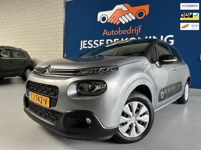 Grijs Gebruikt 2018 Citroën C3 PureTech Hatchback | € 8.950 (Iets duurder) - Afbeelding 1/4