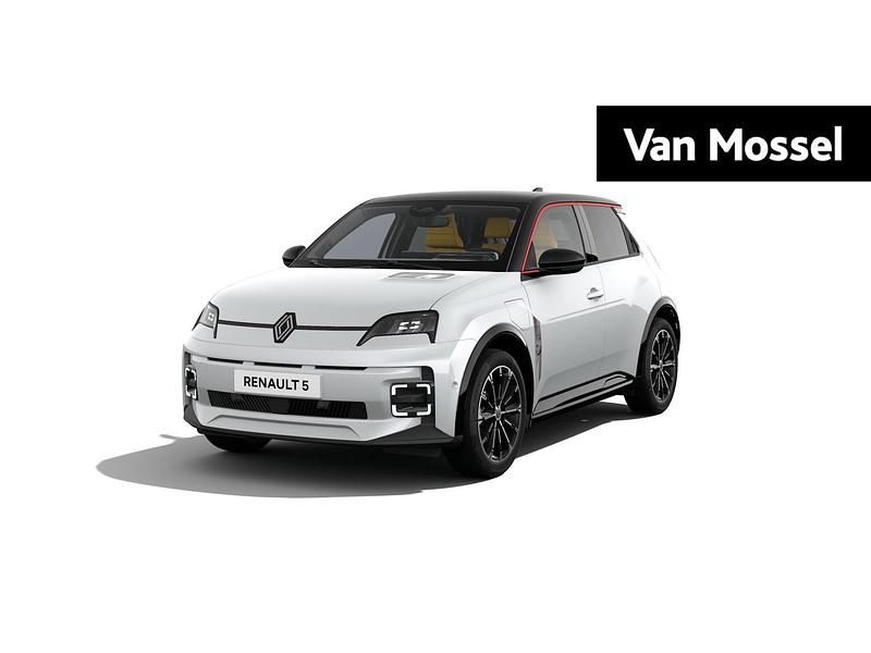 Wit Nieuw 2025 Renault 5 E-Tech Iconic Hatchback | € 33.290 (Iets duurder) - Afbeelding 1/3