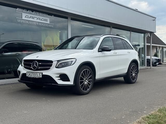 Zwart Gebruikt 2018 Mercedes GLC250 AMG SUV | € 36.500 (Eerlijke prijs) - Afbeelding 1/4