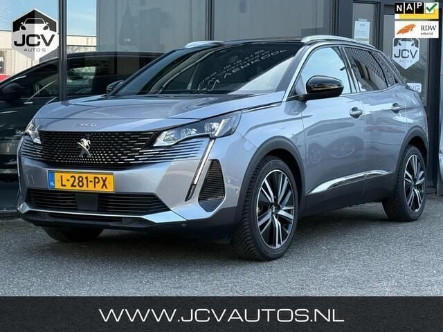 Grijs Gebruikt 2021 Peugeot 3008 GT SUV | € 22.488 (Eerlijke prijs) - Afbeelding 1/4