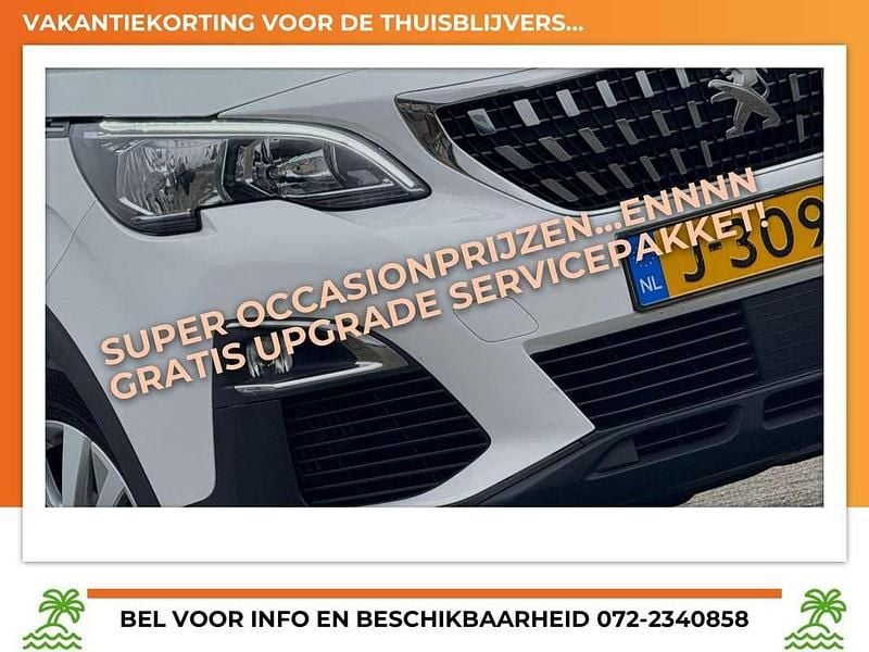 Wit Gebruikt 2020 Peugeot 3008 SUV | € 12.425 (Super prijs) - Afbeelding 1/4
