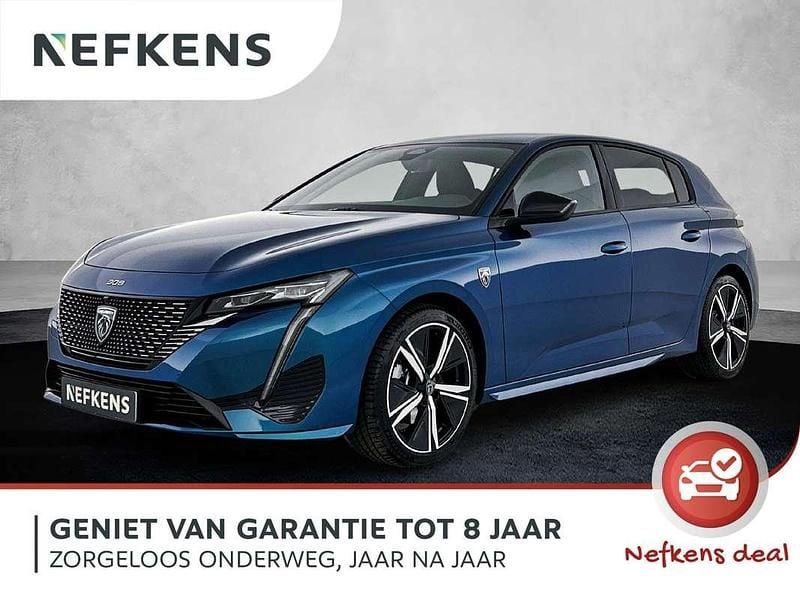 Blauw Nieuw 2025 Peugeot 308 GT Hatchback | € 34.095 (Super prijs) - Afbeelding 1/4
