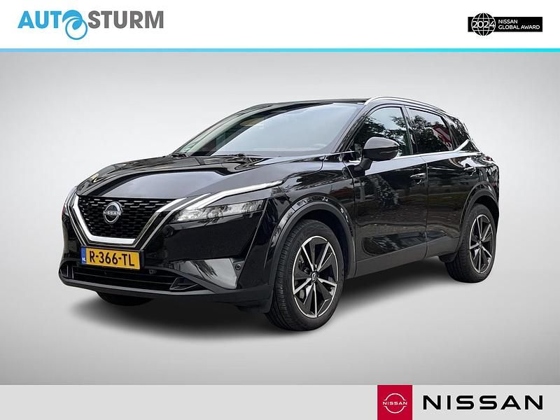 Zwart Gebruikt 2022 Nissan Qashqai N-Connecta SUV | € 30.649 (Eerlijke prijs) - Afbeelding 1/4
