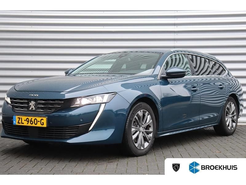 Blauw Occasion 2019 Peugeot 508 SW Allure Stationwagen | € 18.895 - Afbeelding 1/4