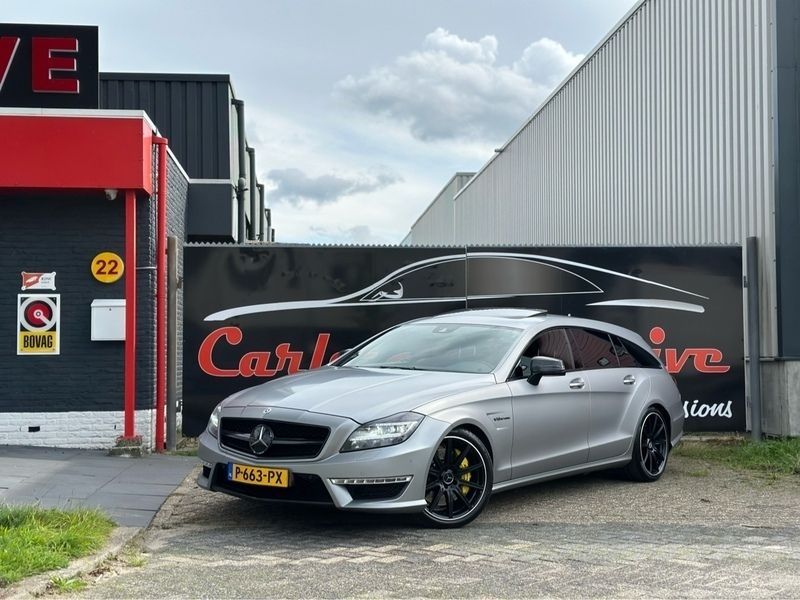 Grijs / designo allanietgrijs magno Gebruikt 2013 Mercedes CLS63 AMG Shooting Brake AMG Stationwagen | € 42.950 - Afbeelding 1/4