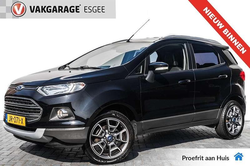 Zwart Gebruikt 2016 Ford Ecosport Titanium SUV | € 9.945 (Eerlijke prijs) - Afbeelding 1/4