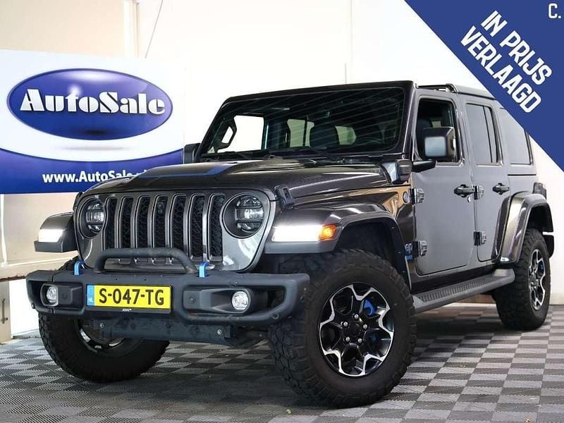 Grijs, metallic lak Gebruikt 2022 Jeep Wrangler Unlimited Rubicon SUV | € 59.744 (Goede deal) - Afbeelding 1/4