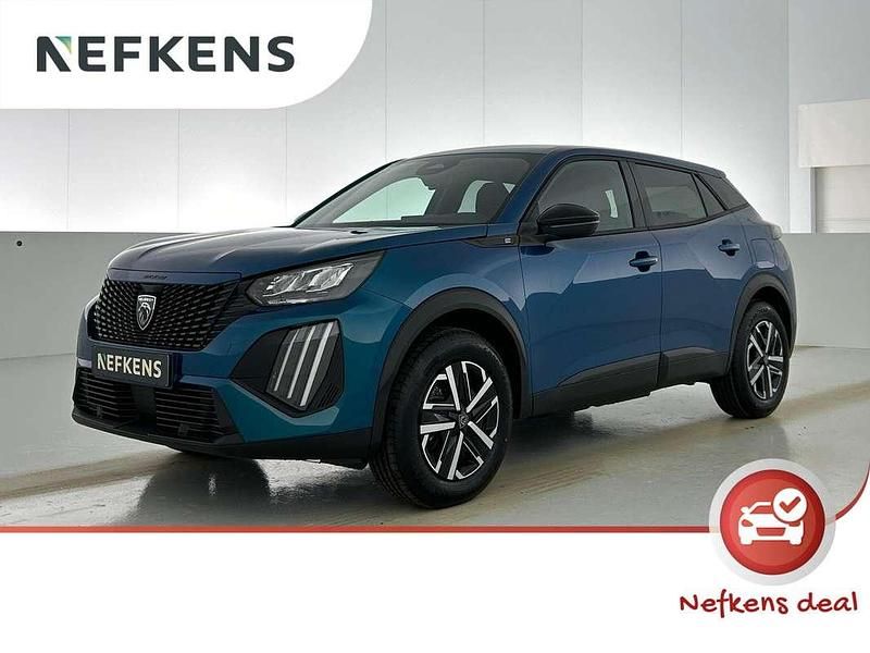 Blauw Nieuw 2025 Peugeot e-2008 Business-Line SUV | € 37.650 (Iets duurder) - Afbeelding 1/4