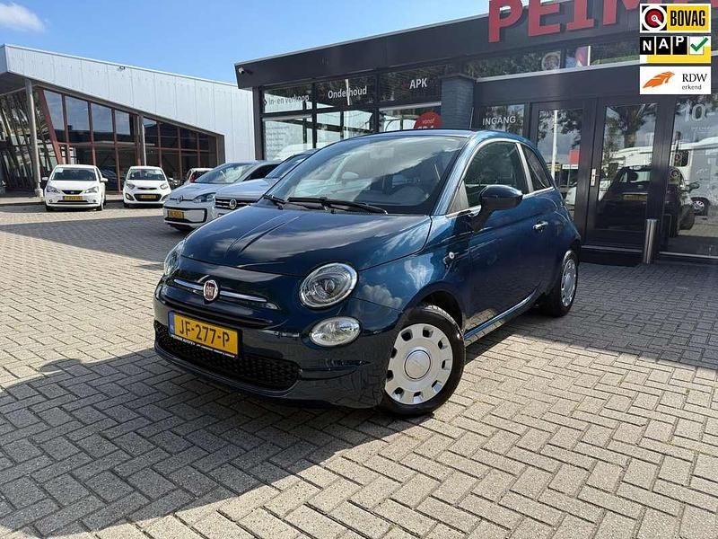 Blauw Gebruikt 2016 Fiat 500 Pop Hatchback | € 6.999 (Goede deal) - Afbeelding 1/4