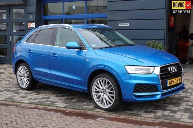 Blauw Gebruikt 2017 Audi Q3 S-Line SUV | € 20.950 (Eerlijke prijs) - Afbeelding 1/4