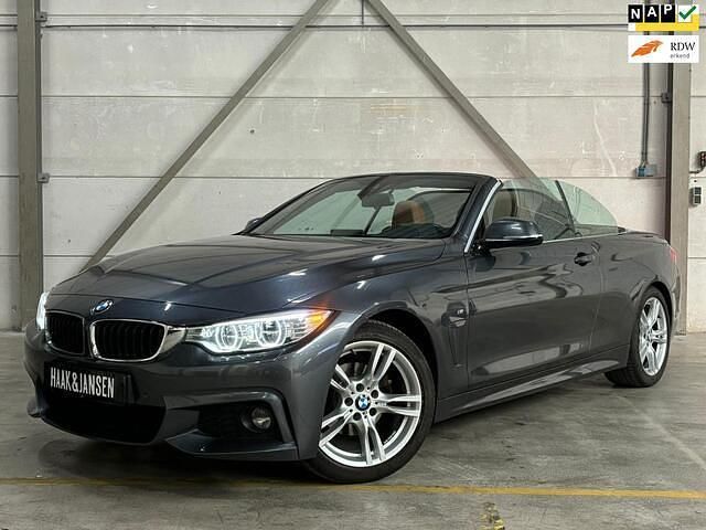 Grijs Gebruikt 2016 BMW 420 M Sport Cabriolet | € 21.995 (Eerlijke prijs) - Afbeelding 1/4