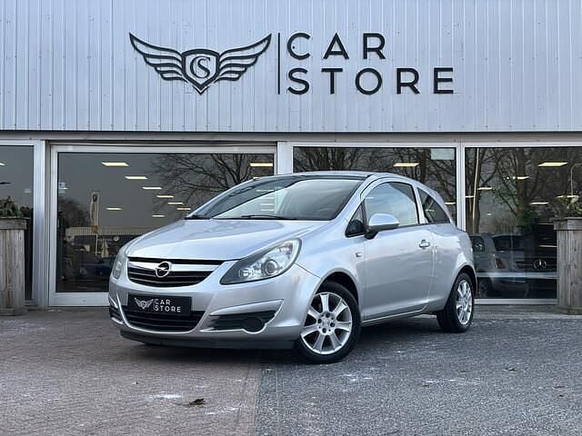 Grijs Occasion 2008 Opel Corsa Business Hatchback | € 1.950 (Eerlijke prijs) - Afbeelding 1/4