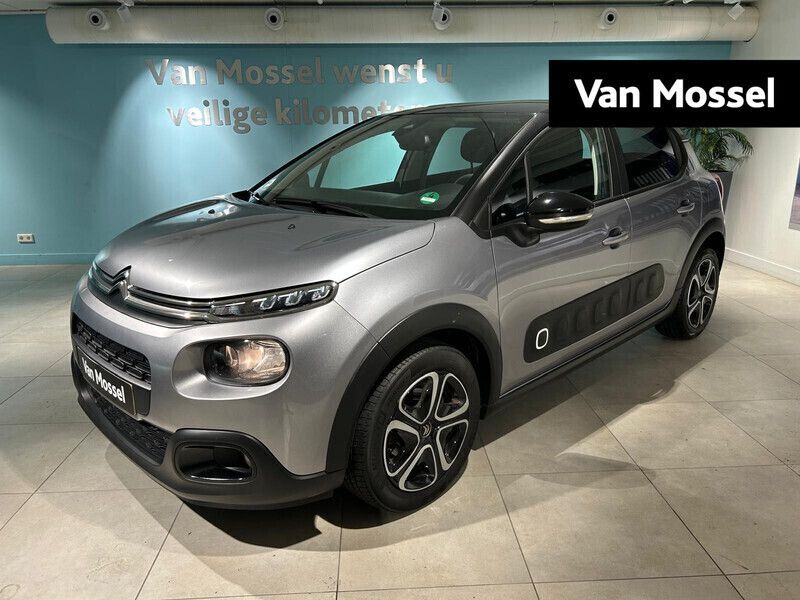 Grijs Gebruikt 2019 Citroën C3 Feel Hatchback | € 10.440 (Eerlijke prijs) - Afbeelding 1/4