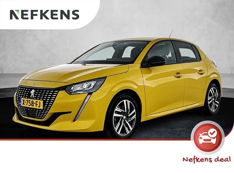 Occasion Peugeot 208 Allure 101 PK (74 kW) 2023 Geel Hatchback