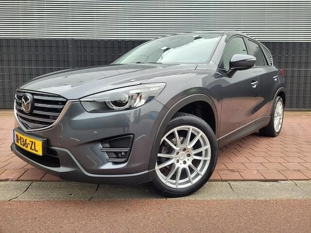 Grijs (metallic) Occasion 2017 Mazda CX-5 SUV | € 21.999 (Eerlijke prijs) - Afbeelding 1/4