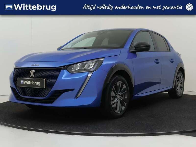 Blauw Gebruikt 2023 Peugeot e-208 Active Hatchback | € 19.925 (Goede deal) - Afbeelding 1/3