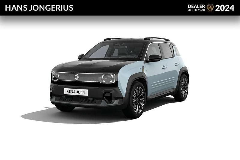 Blauw, metallic lak Nieuw 2025 Renault 4 E-Tech Iconic SUV | € 37.186 (Eerlijke prijs) - Afbeelding 1/4