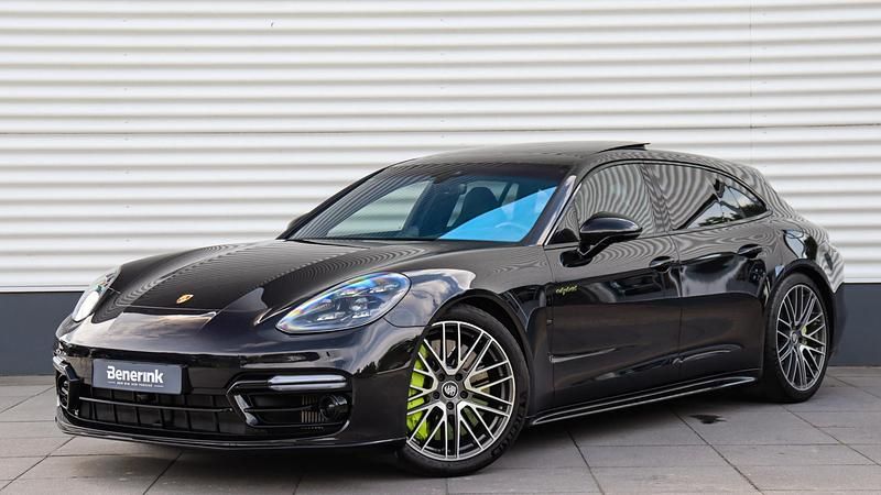 Zwart Gebruikt 2021 Porsche Panamera Turbo S Sedan | € 119.950 - Afbeelding 1/4
