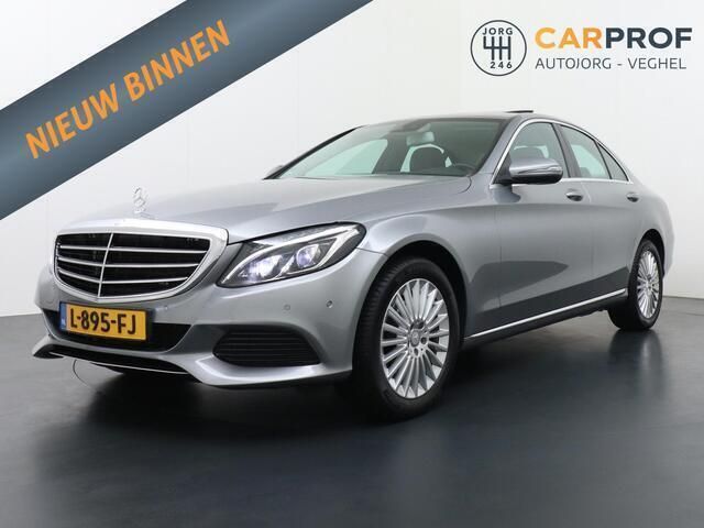 Grijs Gebruikt 2016 Mercedes C180 Prestige Sedan | € 19.495 (Super prijs) - Afbeelding 1/4