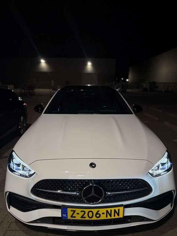 Occasion Mercedes C300 AMG line 204 PK (150 kW) 2023 Wit Sedan