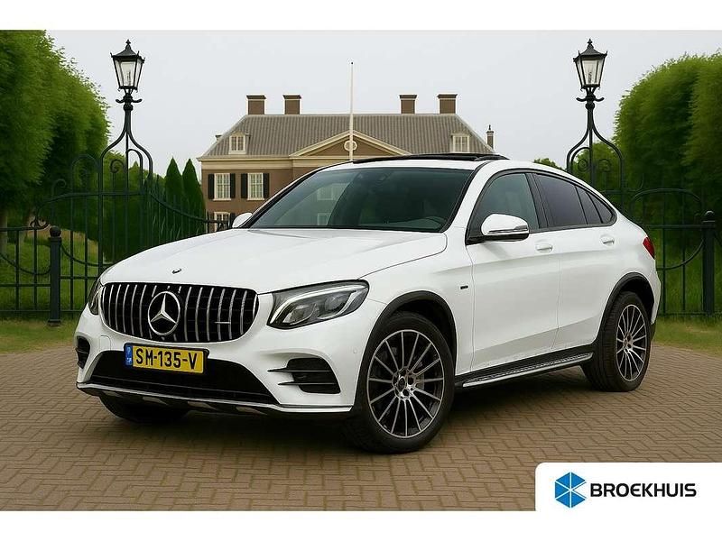 Wit, metallic lak Gebruikt 2018 Mercedes GLC350 Business Coupé | € 39.900 - Afbeelding 1/3