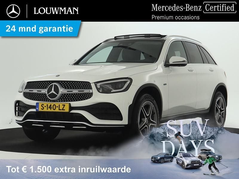 Wit Gebruikt 2021 Mercedes GLC300e Premium Plus SUV | € 45.950 (Iets duurder) - Afbeelding 1/3
