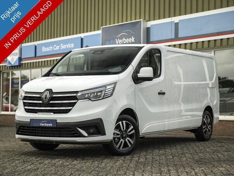 Wit Nieuw 2024 Renault Trafic Luxe Van | € 32.750 (Super prijs) - Afbeelding 1/4