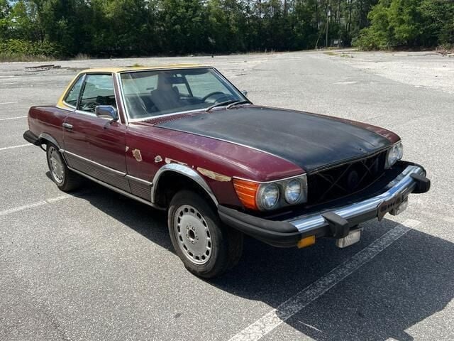 Rood Gebruikt 1975 Mercedes SL450 Cabriolet | € 3.500 - Afbeelding 1/4