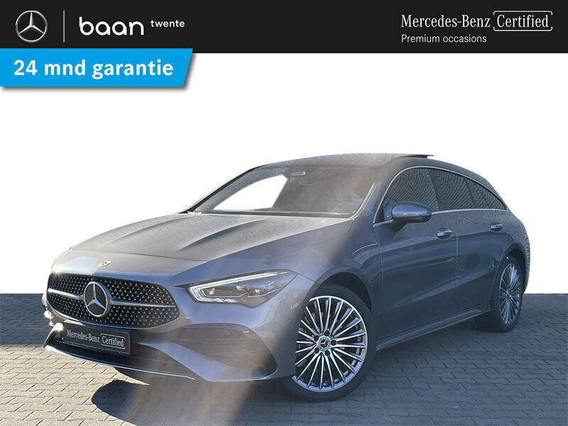 Grijs Gebruikt 2024 Mercedes CLA250e Shooting Brake AMG line Stationwagen | € 54.900 - Afbeelding 1/4