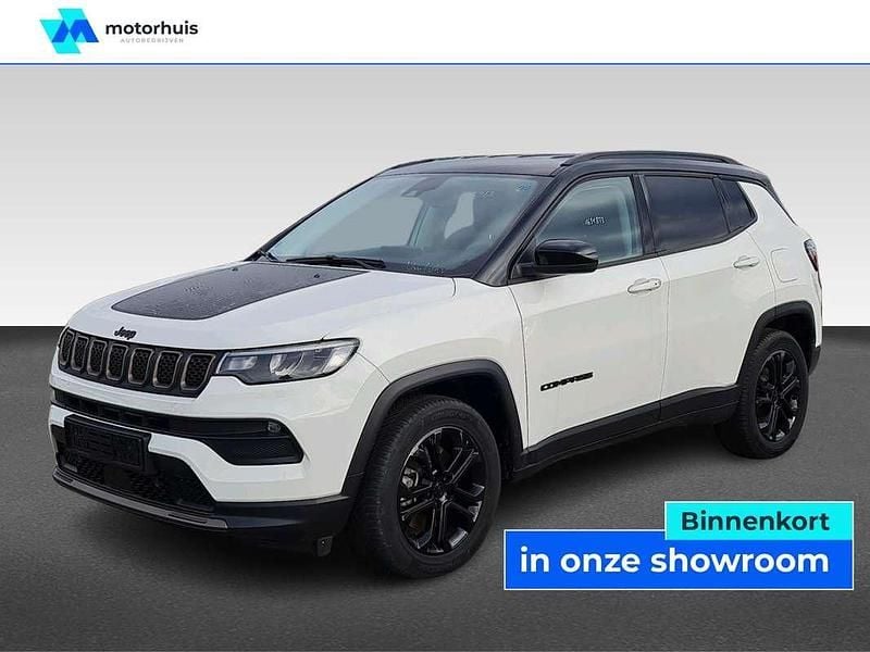 Wit Gebruikt 2022 Jeep Compass Limited SUV | € 25.745 (Goede deal) - Afbeelding 1/4