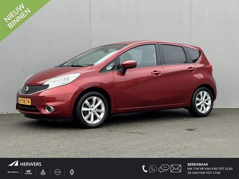 Rood Gebruikt 2014 Nissan Note S MPV | € 9.985 (Duur) - Afbeelding 1/4
