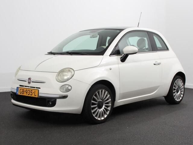 Wit Gebruikt 2008 Fiat 500 Lounge Hatchback | € 2.450 (Super prijs) - Afbeelding 1/4