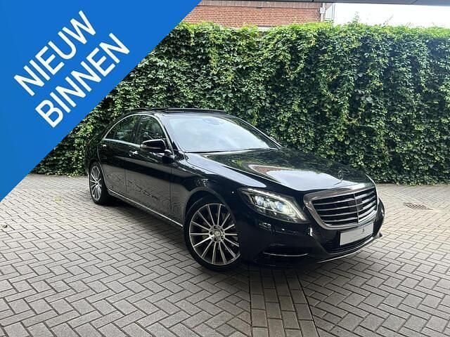 Zwart Gebruikt 2014 Mercedes S350 Prestige Sedan | € 22.480 (Eerlijke prijs) - Afbeelding 1/4