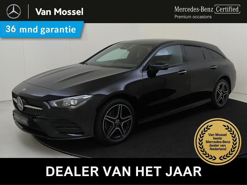Zwart Occasion 2023 Mercedes CLA250e Shooting Brake AMG line Stationwagen | € 32.945 (Eerlijke prijs) - Afbeelding 1/4
