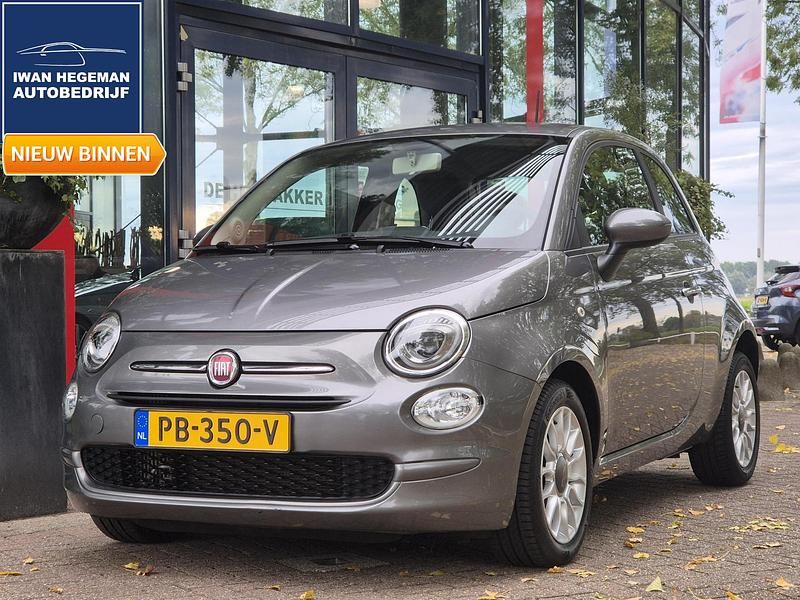 Grijs Gebruikt 2017 Fiat 500 Pop Star Hatchback | € 9.990 (Eerlijke prijs) - Afbeelding 1/3