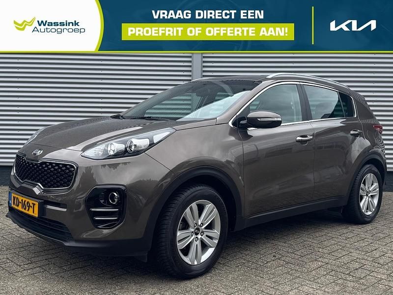 Bruin, metallic lak Gebruikt 2016 Kia Sportage First Edition SUV | € 16.440 (Eerlijke prijs) - Afbeelding 1/4