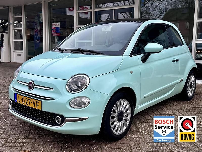 Groen Occasion 2021 Fiat 500 Lounge Hatchback | € 7.800 (Super prijs) - Afbeelding 1/4