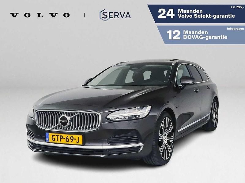 Grijs Gebruikt 2023 Volvo V90 Ultimate Stationwagen | € 49.995 (Eerlijke prijs) - Afbeelding 1/4